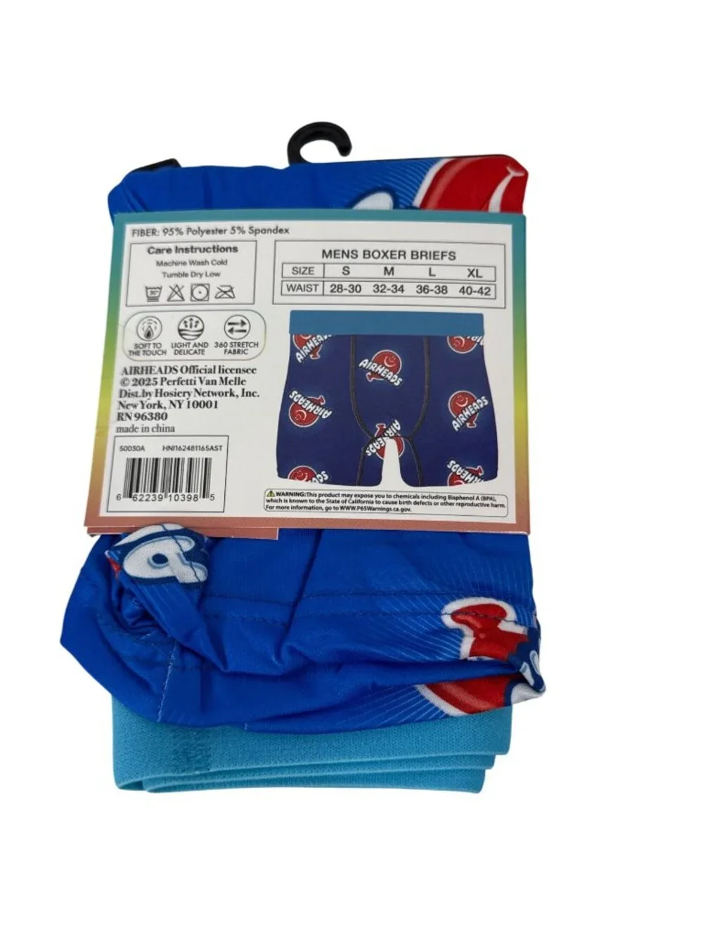 Airheads Men Boxer Briefs Candy Graphic Novelty Underwear Size M - Picture 2 of 2